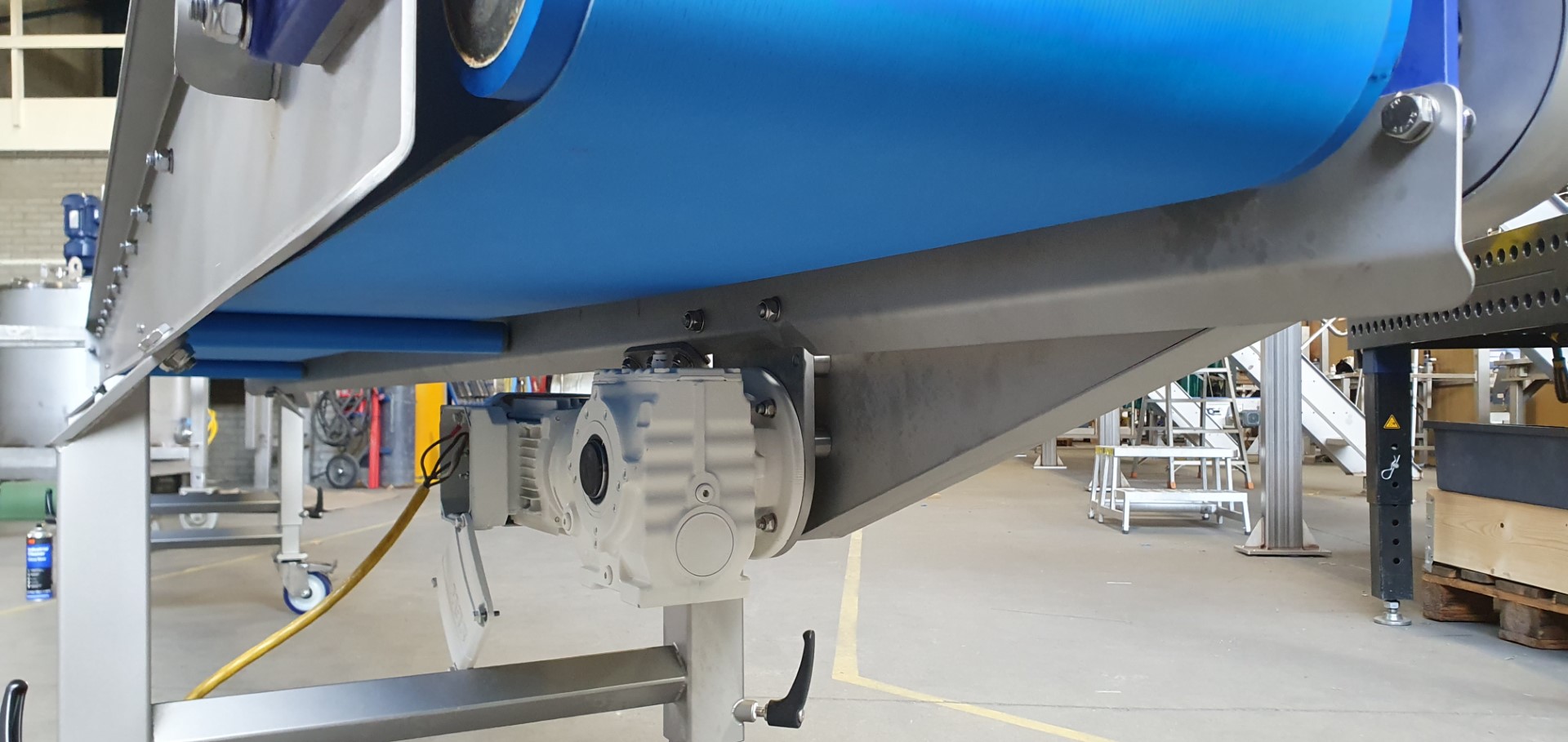 Hygi nische Transportband Op Maat Voor Voedingsindustrie De Jager RVS