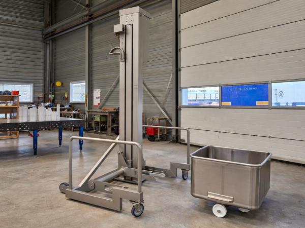 Normwagen hefkantelaar - maatwerk op basis van onze standaard