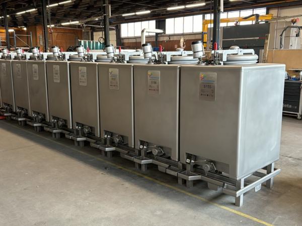 RVS gekoelde transport mengtanks 500L voor zuivel; voor lang behoud kwaliteit